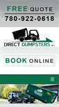 Mobile Screenshot of directdumpsters.com